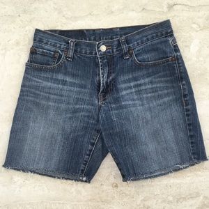 Lucky Brand Classic Fit Cut-off Jean Shorts